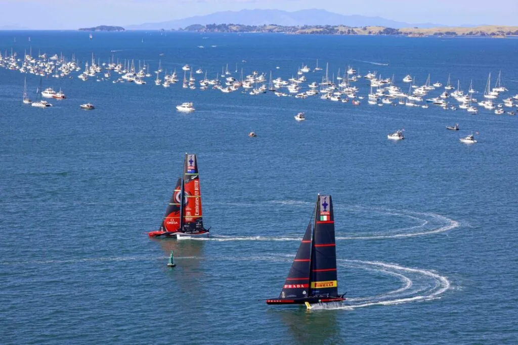 course de l'America's Cup Barcelone 2024