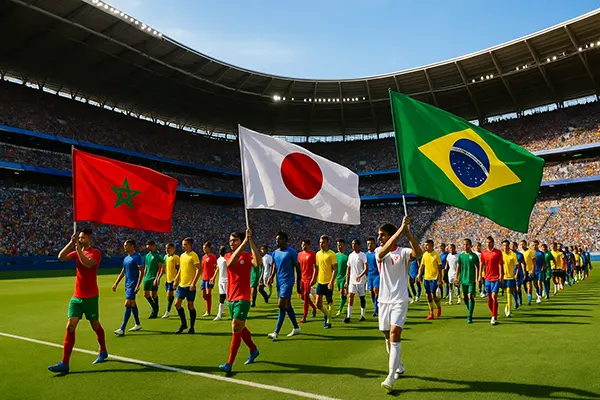 International athletics crowd